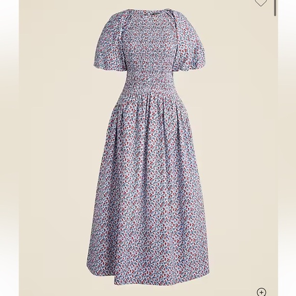 NWT J Crew Meadow dress in poppy 100% cotton poplin Size Large - Picture 14 of 14